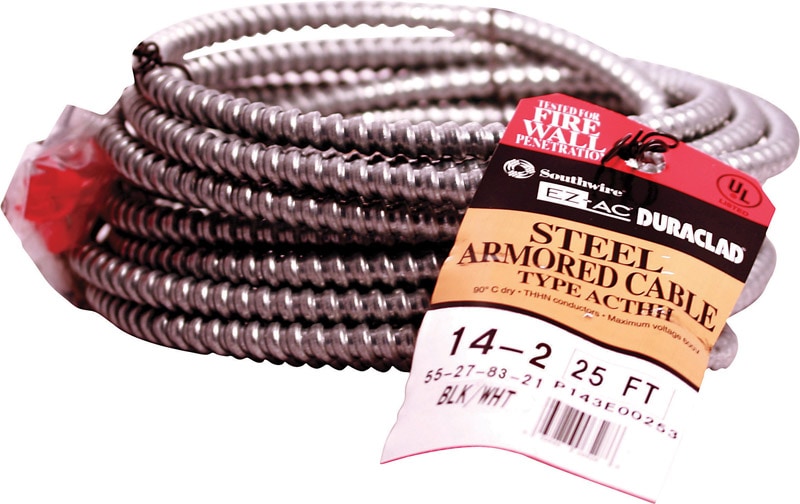 CABLE AC STEEL14-2  25'