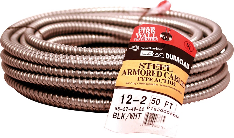 CABLE AC 12-2 STEEL 50'