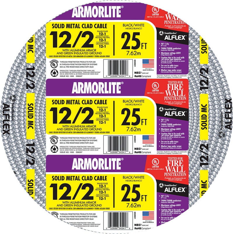 CABLE MC12-2 ALUM 25'