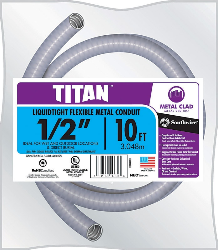 CONDUIT FLEX LT 1/2"X10'