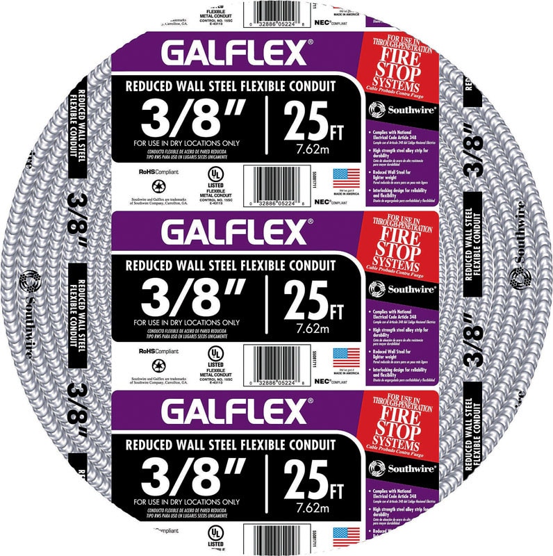 CONDUIT FLEX 3/8"X25'