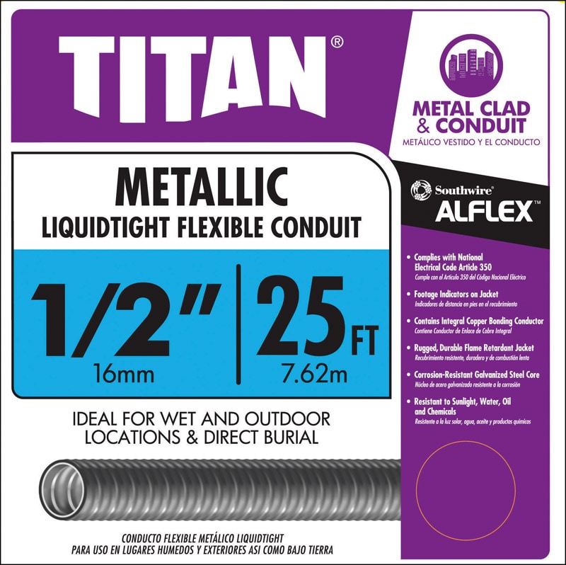 CONDUIT LQTMTL 1/2"X25'
