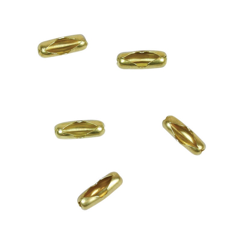 CONNECTOR #6 BRASS PK/5