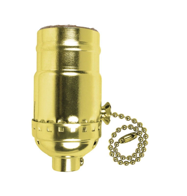 BRASS 3 WAY PULL SOCKET