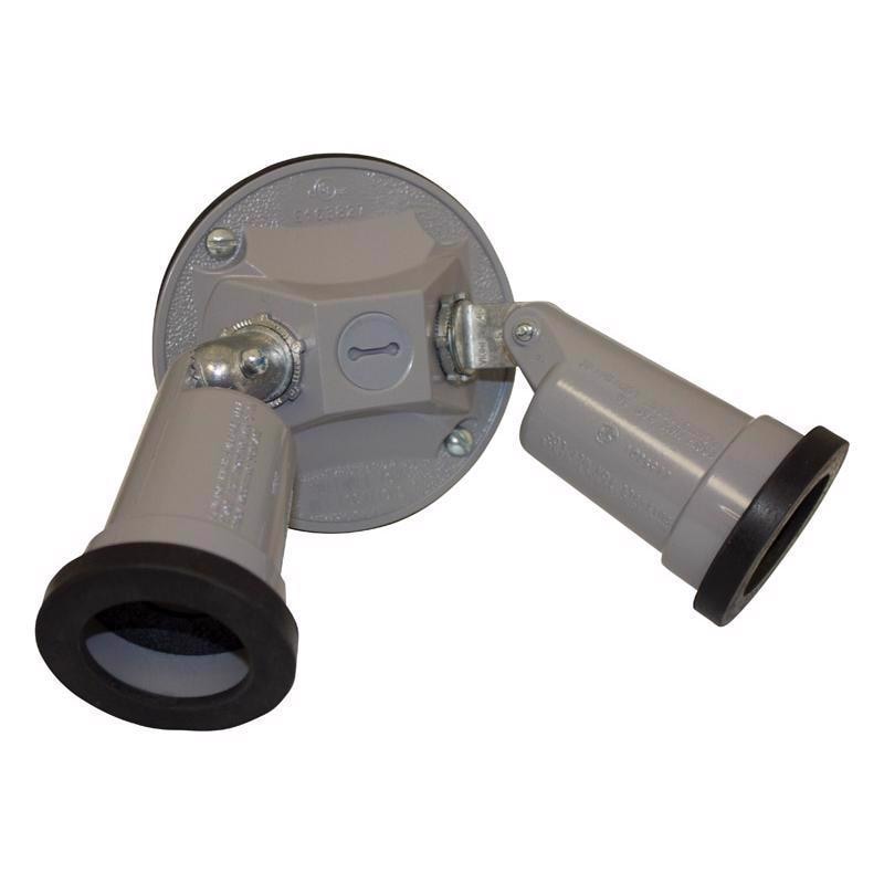 RND CVR/2LMPHLDR KIT GRY