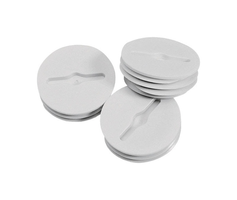 1/2" CLOSR PLUGS WHT 4PK