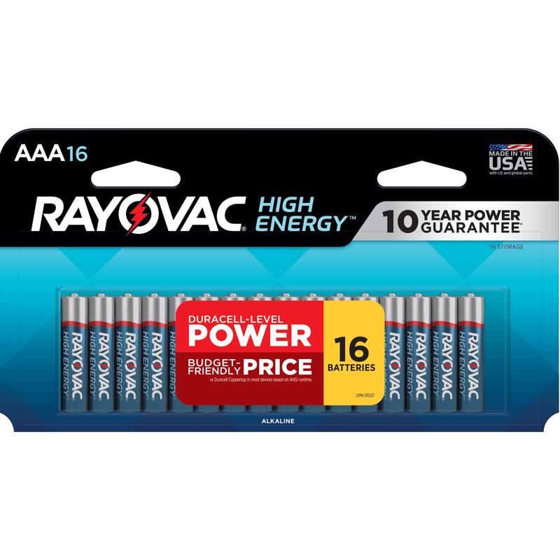 BATTERY ALKLN AAA 16PK