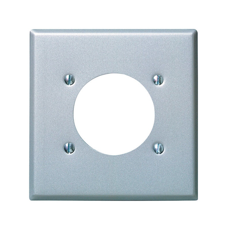 WALLPLATE 2G ALM 2.15"