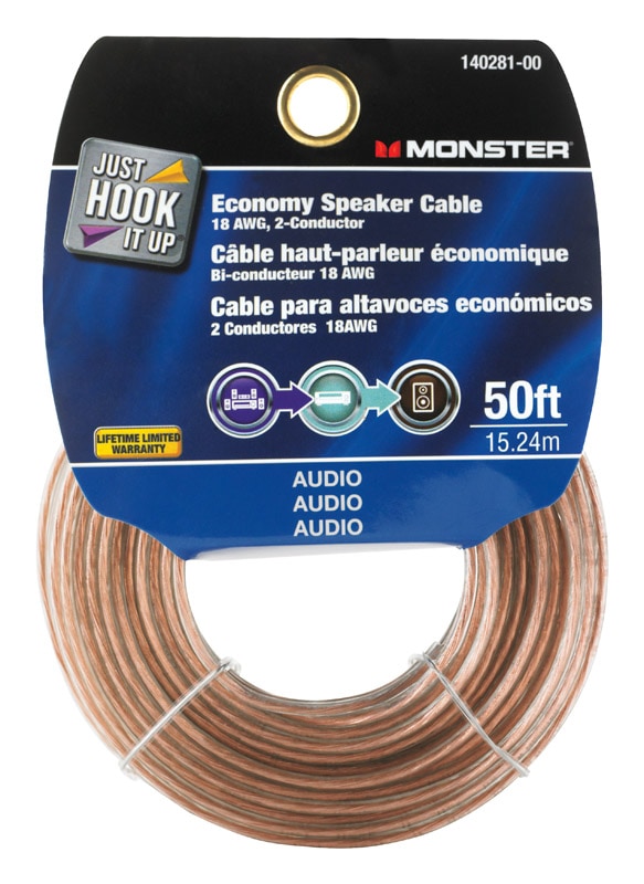 WIRE SPEAKER 18 AWG 50'