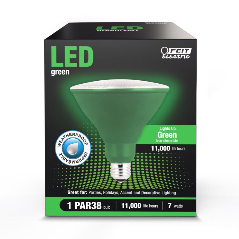 LED PAR38 E26 GREEN 120W
