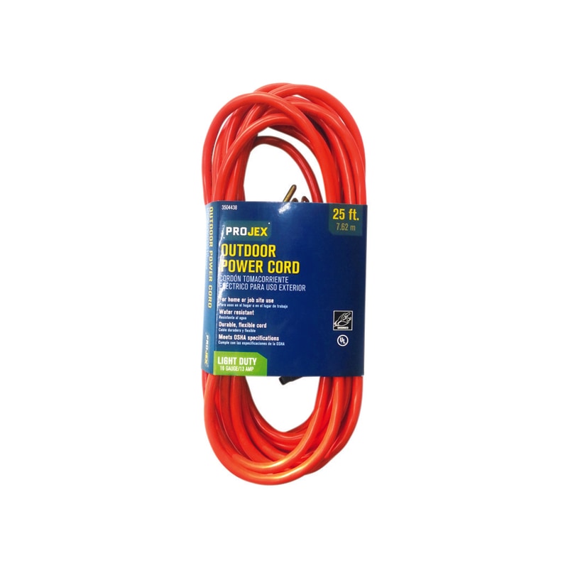 EXTN CORD 16/3SJTW25'ORG