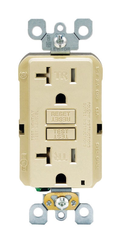 GFCI OUTLET TP 20A IVORY