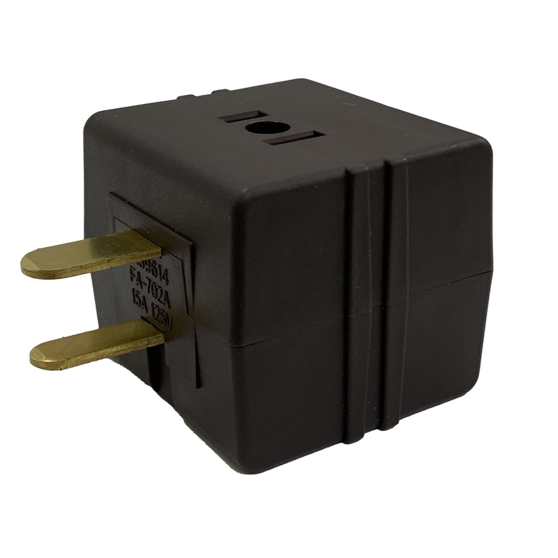 CUBE ADAPTER BROWN 15A