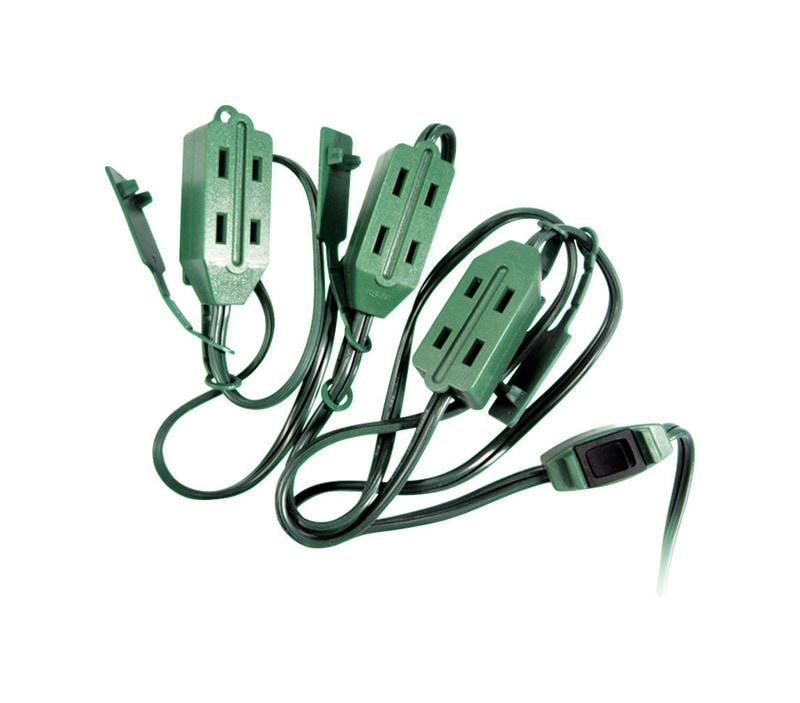 CORD EXT TREE 15' GRN