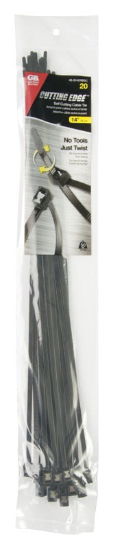 SELF-CUT CBLTIE 14"BLK20