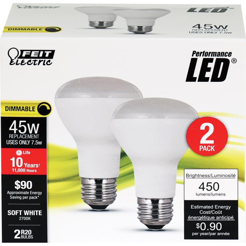 LED R20 E26 SW 45W 2PK