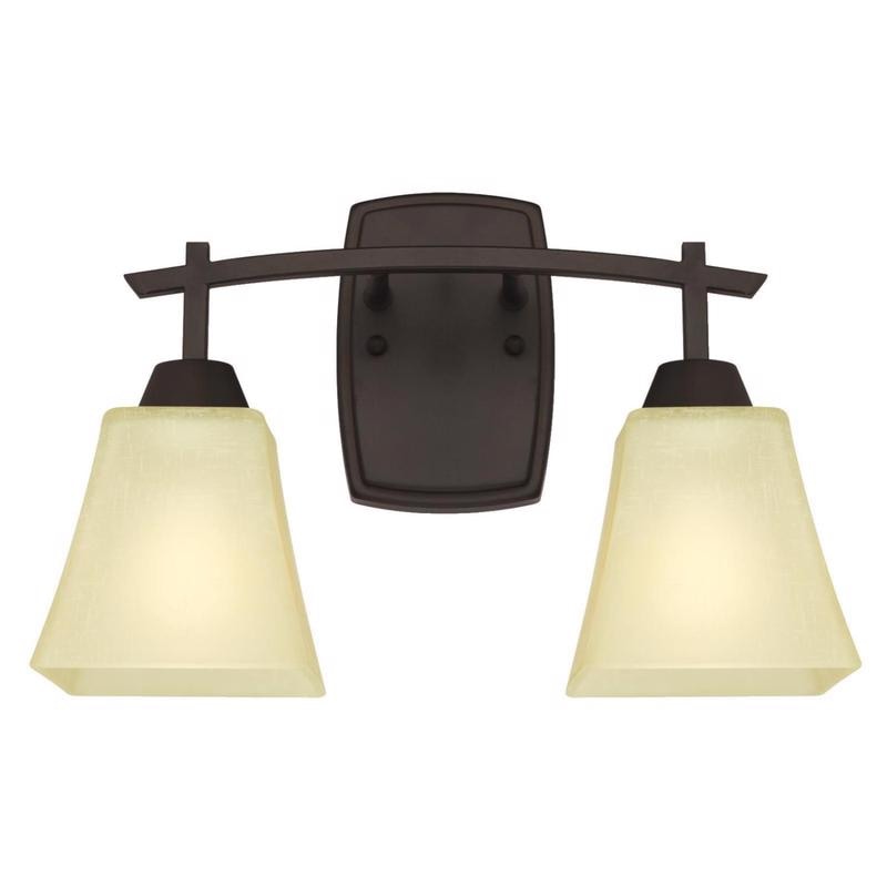 WALL SCONCE 2LT ORB 60W