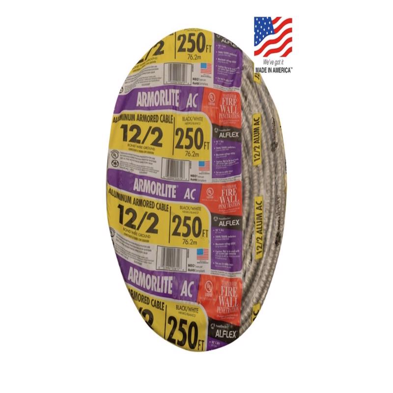 MC CABLE 12/2 AWG 250'