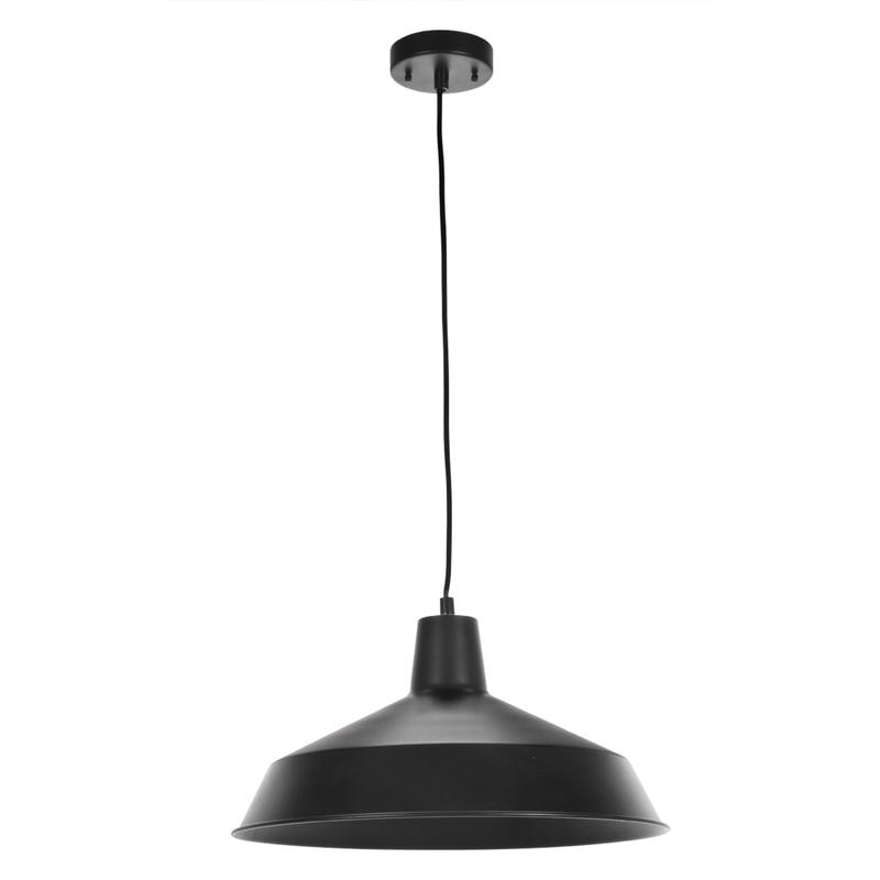 PENDANT BARN LIGHT BLK