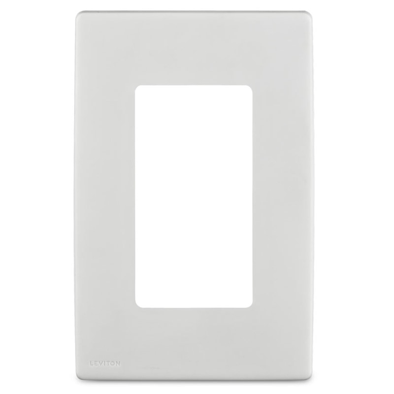 WALL PLATE 1 GANG WHT