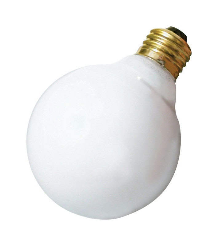 BULB 25G25/W GLOSS WHT