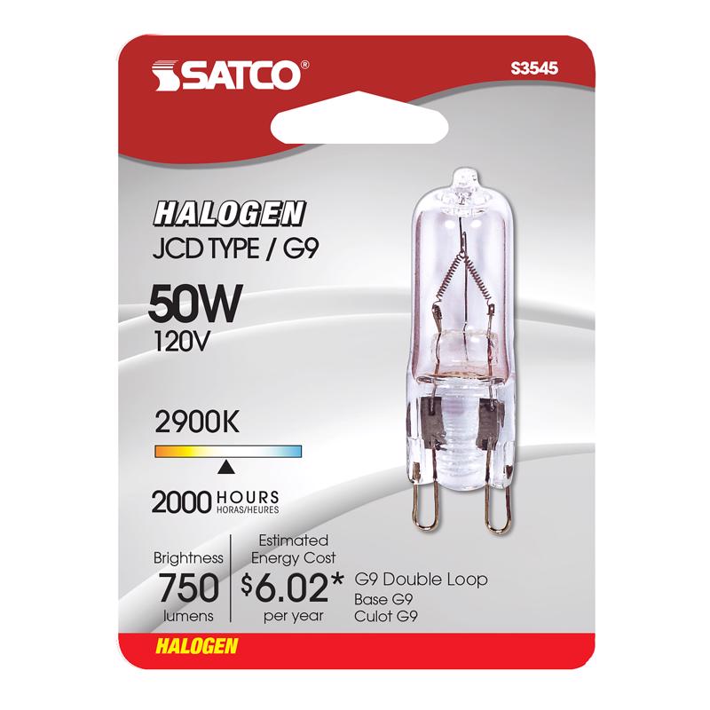 BULB HALOGN 50T4/G9/CL
