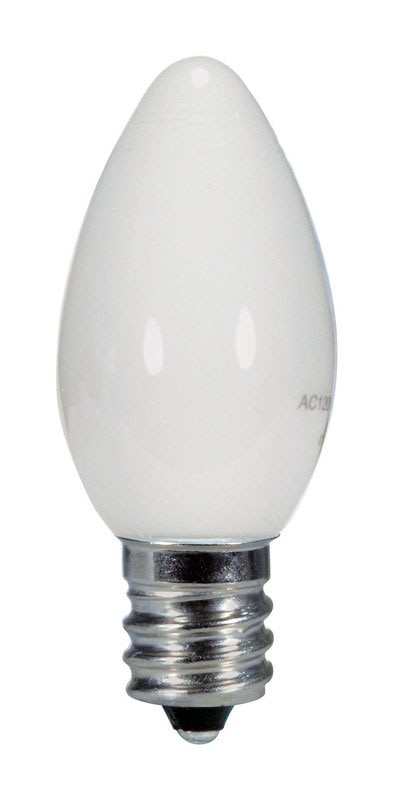 BULB LED 0.5W C7 E12 27K