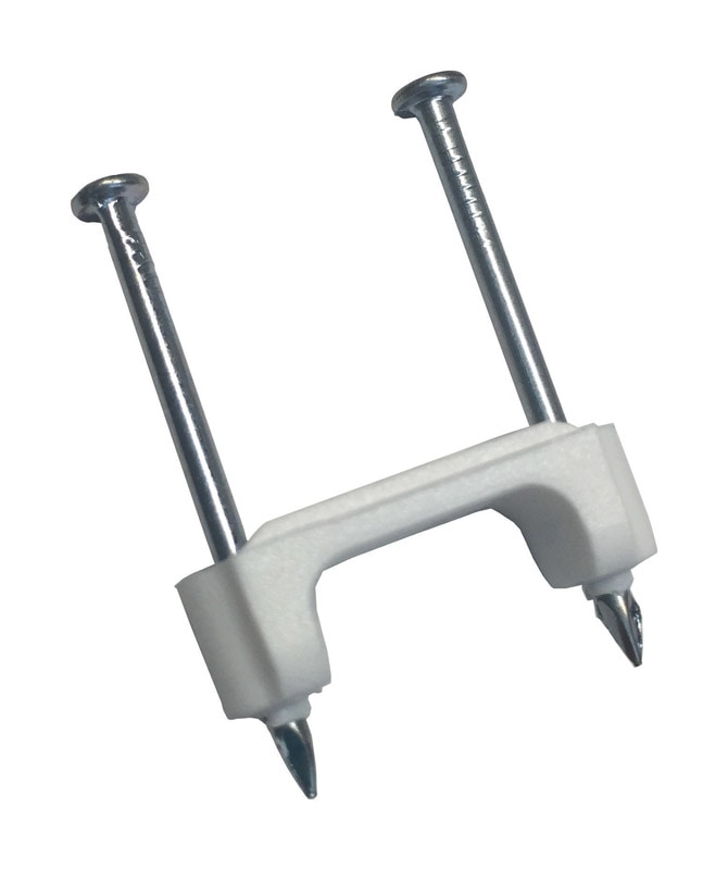 CABLE STPL WHT 1/2" 25PK