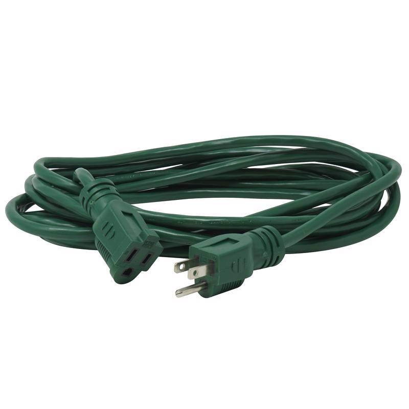 EXT CORD OUTDR 20'L GRN