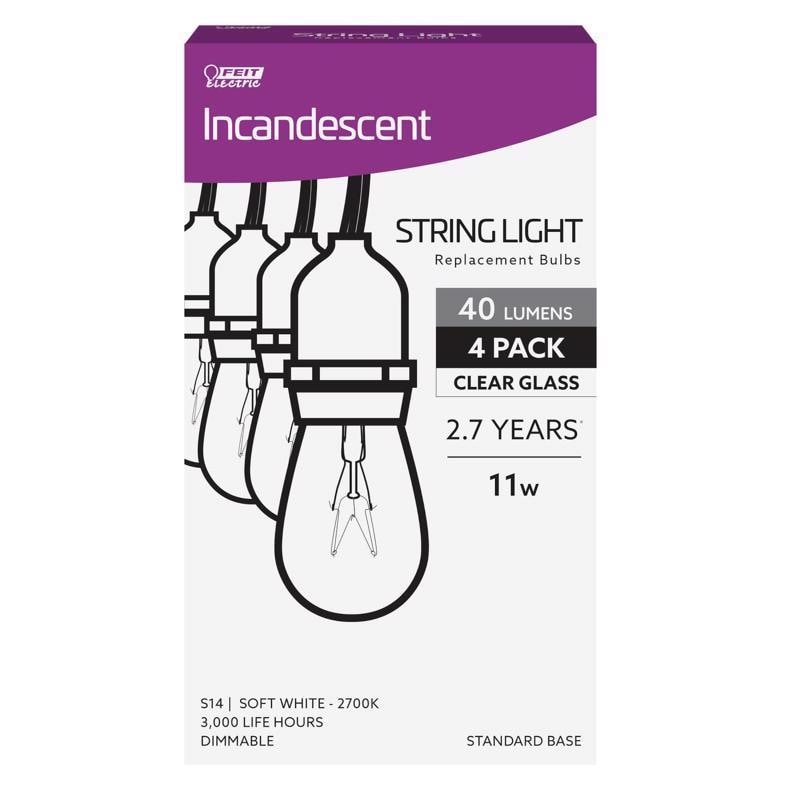 BULB STRING LT 11W 4PK