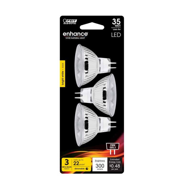 LED MR16GU5.3 BW 35W 3PK