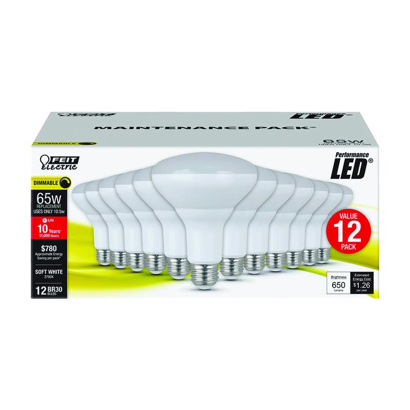 LED BR30 E26 SE 65W 12PK