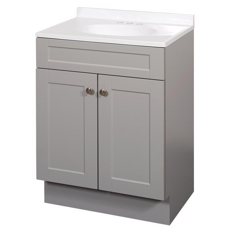 BATH VANITY GRAY 24"W