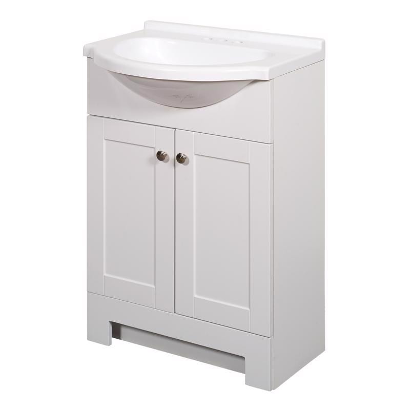 BATH VANITY WHITE 24"