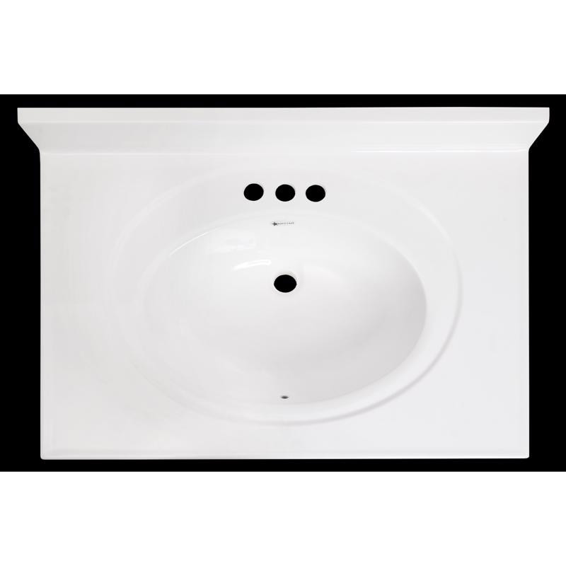 BATH SINK STD 22X31" WH