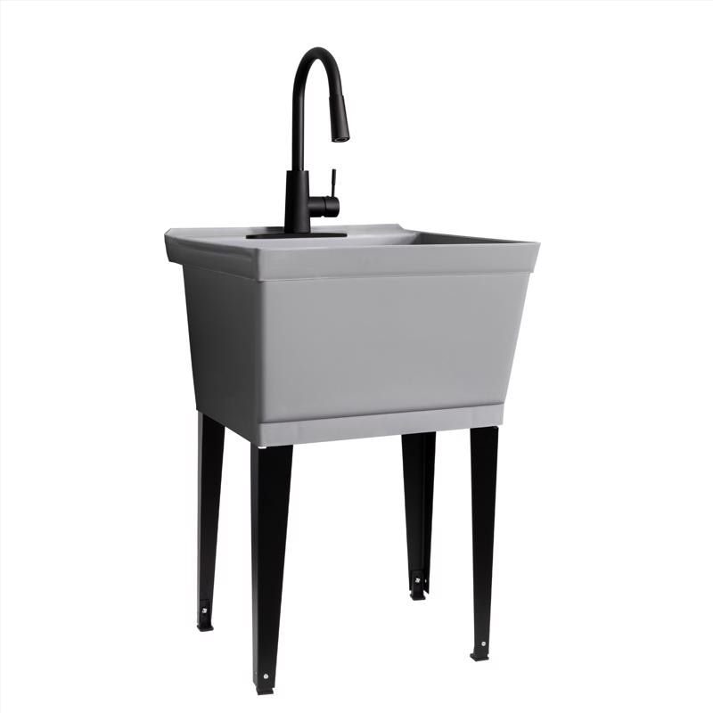 LAUNDRY TUB GRY 19GAL
