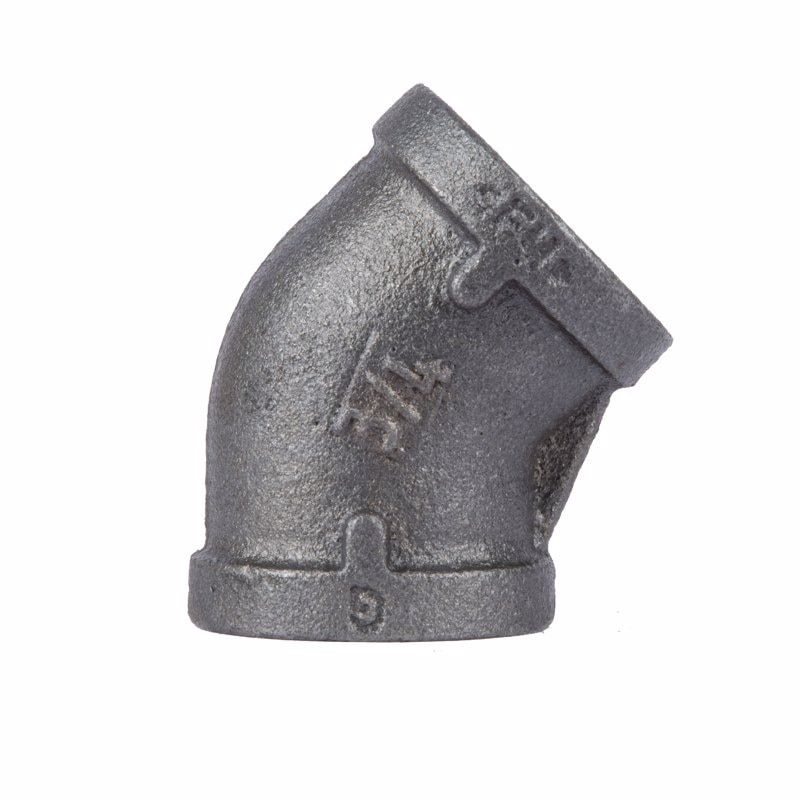 45D ELBOW 3/4 BLK