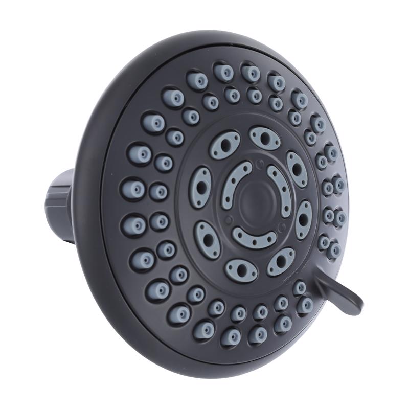 SHOWERHEAD 5SET MAT BLK