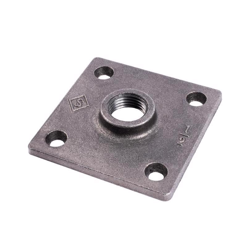 FLANGE BLK IRON 1/2" 2PK