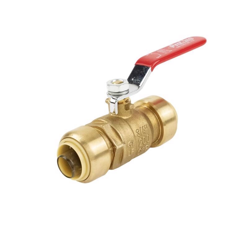 BALL VALVE BRS PUSH 1"