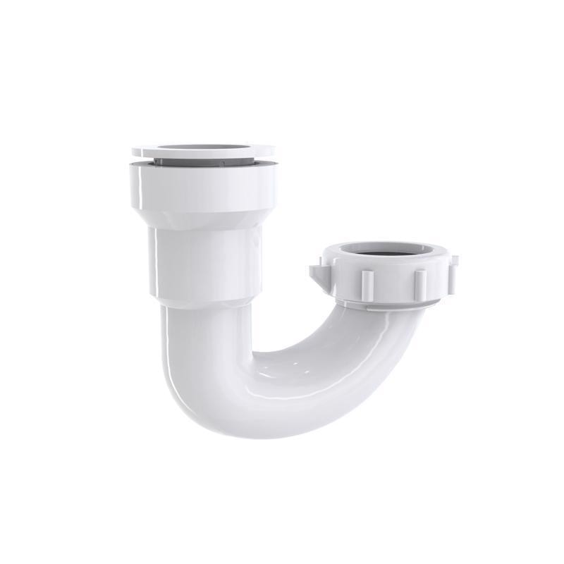 J BEND PLASTC WHT 1-1/4"