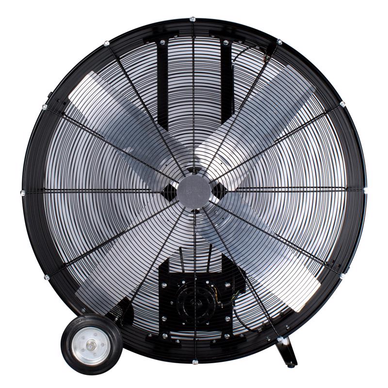 DRUM FAN BLACK 42"