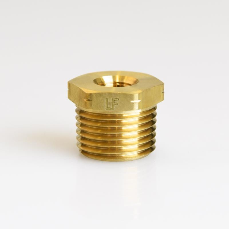 HEX BUSHING 1/2X1/8 BRS