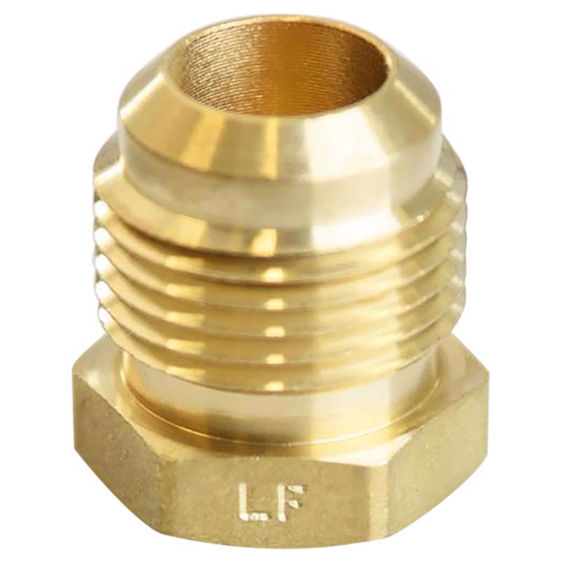 HEX PLUG 5/8 FLR BRS