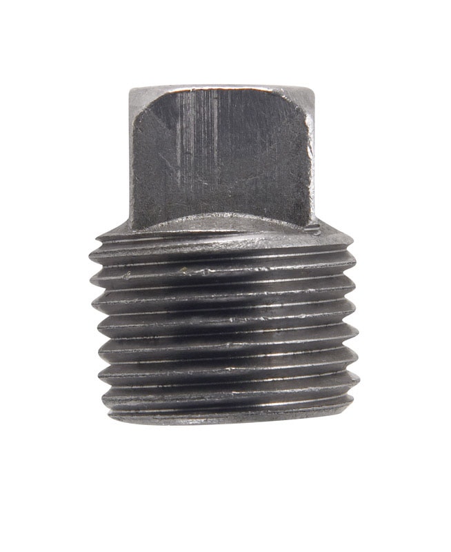 SQUARE HEAD PLUG 1/8 BLK