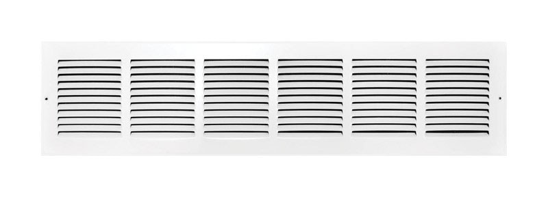 GRILLE SIDEWALL 30X6"WHT