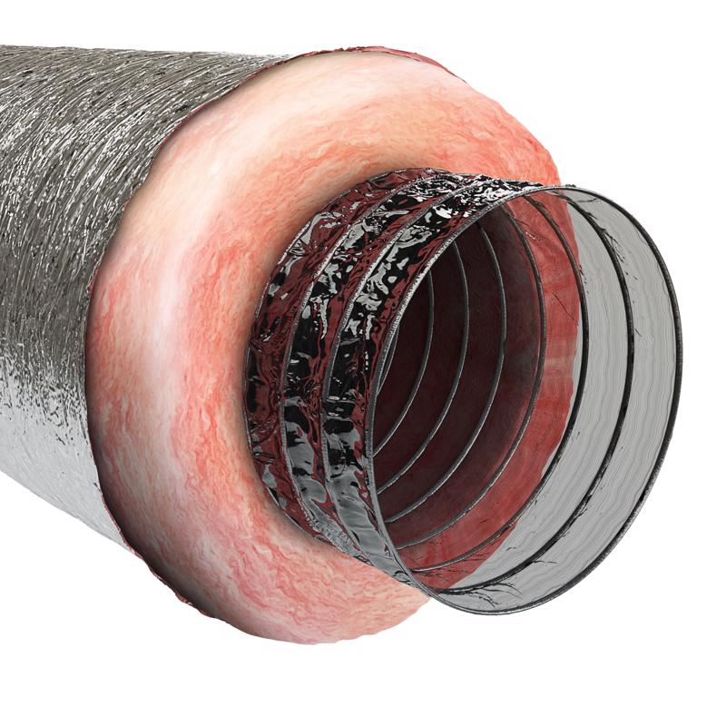 DUCT POLY SLVR R6 7"X25'