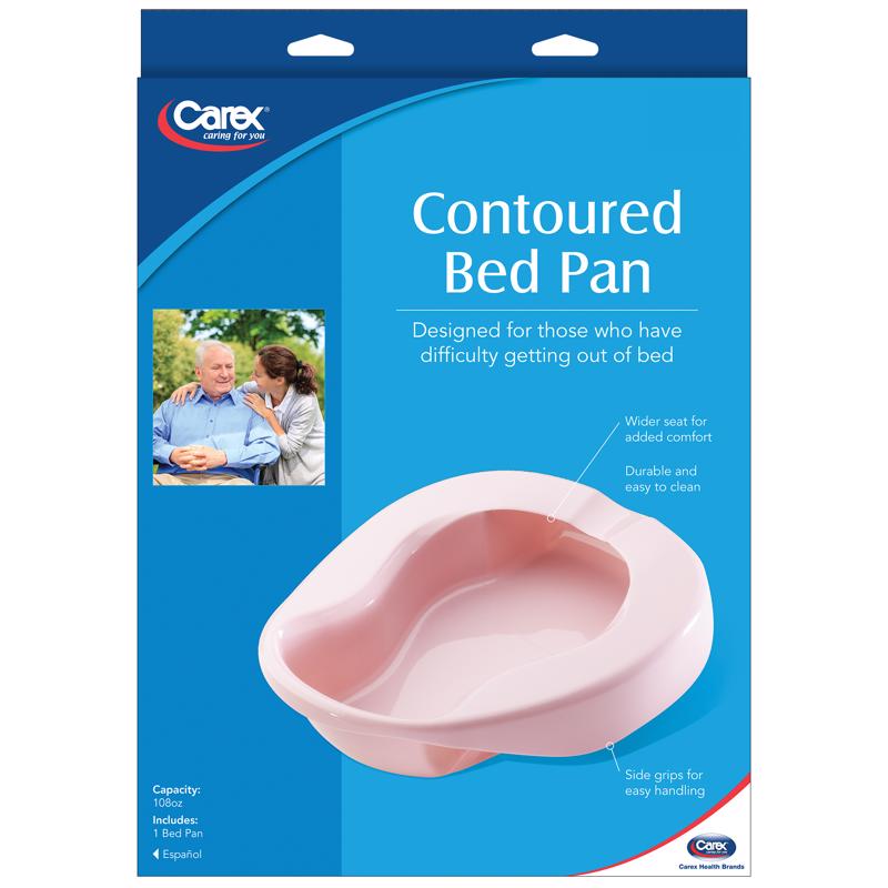 BEDPAN PINK 108OZ 1PK