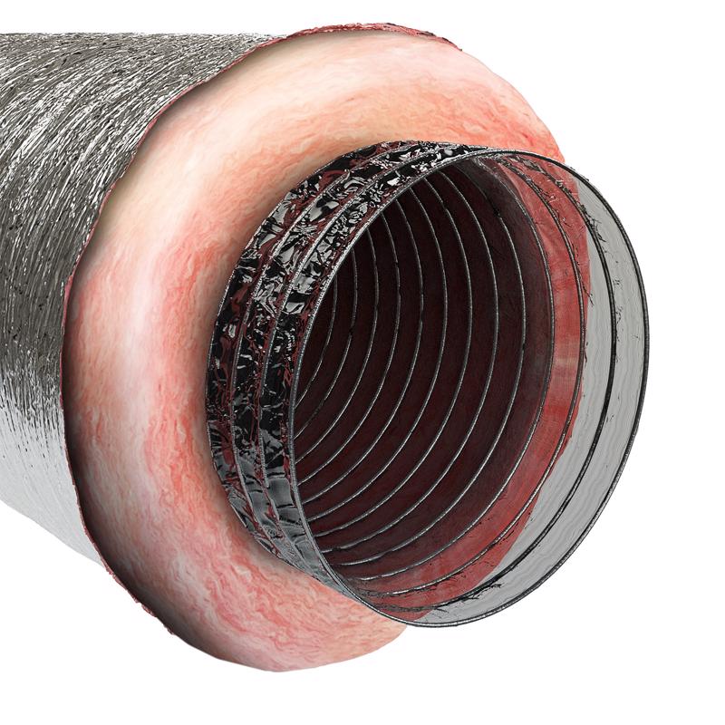 DUCT POLY SLVR R8 25'X9"