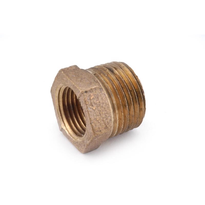 HEX BUSHING 1/2X3/8 BRS